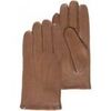Gants Isotoner Gants Homme cuir/cachemire et soie Caramel