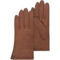 Gants sur Grenoble : Gants Isotoner Gants Femme cuir doubl&eacute; soie Cognac Marron