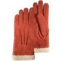 Gants sur Grenoble : Gants Isotoner Gants Femme cuir velours fourr&eacute;s Mandarine Orange