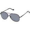 Lunettes de soleil Isotoner Lunettes de soleil mixte Noir monture pilote