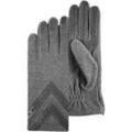 Gants sur Grenoble : Gants Isotoner Gants Femme tactiles Polaire Recycl&eacute;e Gris Gris