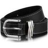 Ceinture Isotoner Ceinture Femme lisse bijoux Noir