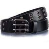 Ceinture Isotoner Ceinture Femme grain&eacute;e Noir ?illet Noir