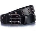 Ceinture Isotoner Ceinture Femme grain&eacute;e Noir ?illet Noir Grenoble