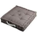 Linge de maison sur Grenoble : Coussins Stof Epais coussin de sol en coton Uni Gris Unique. . Maison & D&eacute;co > Coussins.