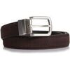 Ceinture Isotoner Ceinture Homme 2 en 1 Noir / Marron
