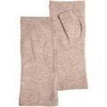 Gants sur Grenoble : Gants Isotoner Mitaines Femme en Laine Beige