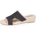 Mules femme sur Grenoble : Mules Isotoner Mules claquettes Femme talon Jean Noir