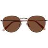 Lunettes de soleil Isotoner Lunettes de soleil Femme Ovale Or rose