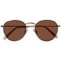 Lunettes sur Grenoble : Lunettes de soleil Isotoner Lunettes de soleil Femme Ovale Or rose