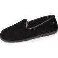 Chaussons / Pantoufles sur Grenoble : Chaussons Isotoner Chaussons charentaises Femme Brillant Noir