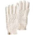 Gants Isotoner Gants Femme Maille d'Aran Blanc Grenoble