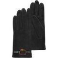 Gants sur Grenoble : Gants Isotoner Gants Femme cuir de ch&egrave;vre velours Noir Noir