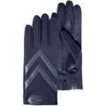 Gants Isotoner Gants Femme tissu extensible recycl&eacute; Bleu nuit Bleu
