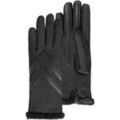 Gants sur Grenoble : Gants Isotoner Gants Femme tissu recycl&eacute; Noir doubl&eacute; Noir