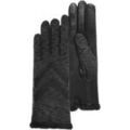 Gants sur Grenoble : Gants Isotoner Gants Femme tissu extensible Imprim&eacute; gris/noir Multicolore