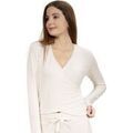 Tee-shirts sur Grenoble : T-shirt Isotoner T-shirt cache-coeur Femme Beige
