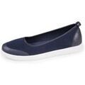 Chaussures d&eacute;contract&eacute;es femme sur Grenoble : Ballerines Isotoner Ballerines Femme slip-on Marine
