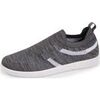 Baskets Isotoner Baskets Confort Femme Slip-on &agrave; bandes Gris Gris