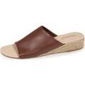 Mules femme sur Grenoble : Mules Isotoner Mules Femme talon corde bandeau Cognac