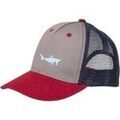 Chapeaux sur Grenoble : Chapeau enfant Isotoner Casquette Enfant 4-8 ans patch Marine/Rouge