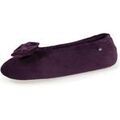 Chaussons / Pantoufles sur Grenoble : Chaussons Isotoner Chaussons ballerines Femme N?ud Aubergine Violet