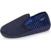 Chaussons enfant Isotoner Chaussons mocassins Junior ray&eacute;s Marine Bleu