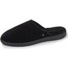 Chaussons Isotoner Chaussons mules Femme grand confort Noir