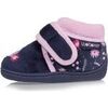 Chaussons enfant Isotoner Chaussons bottillons scratch B&eacute;b&eacute; Lapin Bleu