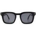 Lunettes sur Grenoble : Lunettes de soleil Tom Ford FT0751-N DAX Lunettes de soleil, Noir/Fum&eacute;e, 50 mm Noir