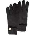 Gants Isotoner Gants Femme Maille recycl&eacute;e Noir Noir
