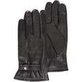 Gants sur Grenoble : Gants Isotoner Gants Homme tactiles cuir d'agneau Noir