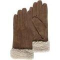 Gants Isotoner Gants Femme Cognac en cuir