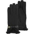 Gants sur Grenoble : Gants Isotoner Gants femme Noir tactiles microfibre