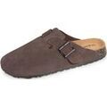 Sabots Isotoner Mules sabots cuir Homme Chocolat Grenoble