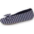 Chaussons / Pantoufles sur Grenoble : Chaussons Isotoner Chaussons ballerines Femme Rayures marines