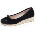 Ballerines Isotoner Ballerines Femme talon compens&eacute; Noir Noir Grenoble