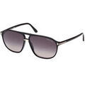 Lunettes sur Grenoble : Lunettes de soleil Tom Ford FT1026 BRUCE Lunettes de soleil, Noir/Fum&eacute;e, 61 mm Noir