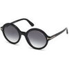 Lunettes de soleil Tom Ford FT0602 NICOLETTE-02 Lunettes de soleil, Noir/Fum&eacute;e, 52 mm Noir