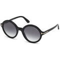 Lunettes sur Grenoble : Lunettes de soleil Tom Ford FT0602 NICOLETTE-02 Lunettes de soleil, Noir/Fum&eacute;e, 52 mm Noir