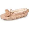 Chaussettes sur Grenoble : Chaussettes Isotoner Chaussettes-chaussons Femme Pompons