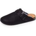 Mules femme sur Grenoble : Sabots Isotoner Sabots fourr&eacute;s Femme Noir Noir