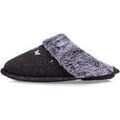 Chaussons Isotoner Chaussons mules plates Femme Gris dessin Grenoble