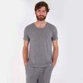 Tee-shirts sur Grenoble : T-shirt Isotoner T-shirt manches courtes Homme Gris