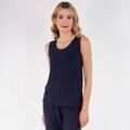 Tee-shirts sur Grenoble : T-shirt Isotoner D&eacute;bardeur Femme Marine Bleu