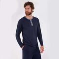 Tee-shirts sur Grenoble : T-shirt Isotoner T-shirt manches longues Homme Marine