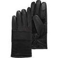 Gants sur Grenoble : Gants Isotoner Gants Homme sp&eacute;cial v&eacute;lo en cuir de ch&egrave;vre Noir Noir