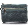 Porte-monnaie Isotoner Porte-monnaie Femme zipp&eacute; Vert Vert