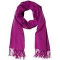 Echarpe Isotoner &Eacute;charpe Plaid Femme Ultra-doux Groseille Rose
