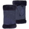Gants sur Grenoble : Gants Isotoner Mitaines Femme bord imitation fourrure Denim